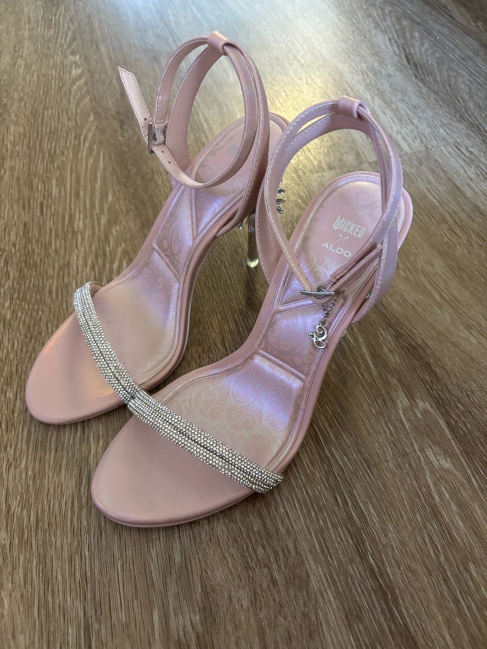 Aldo x Wicked Glinda Ankle-Strap Heels